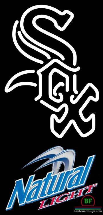 Custom Natural Light Chicago White Sox Neon Sign MLB Teams Neon Light