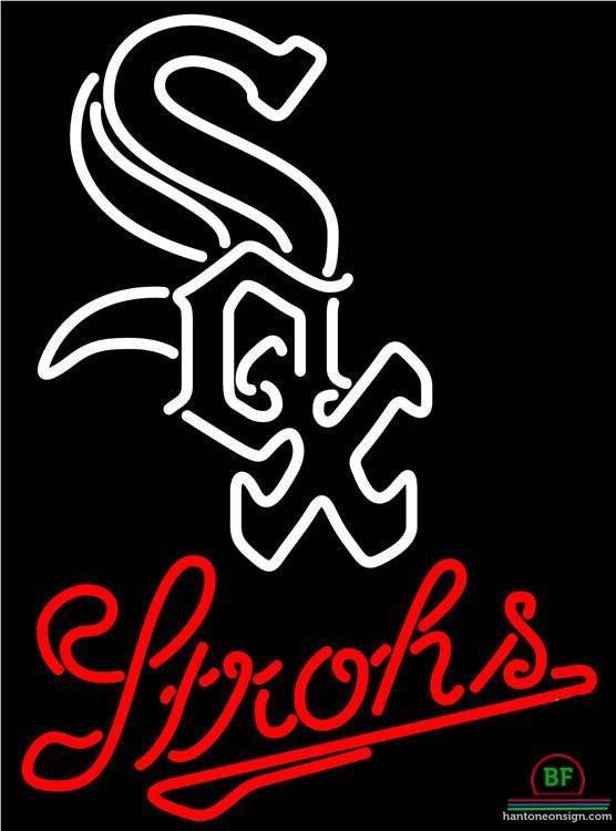 Custom Strohs Chicago White Sox Neon Sign MLB Teams Neon Light