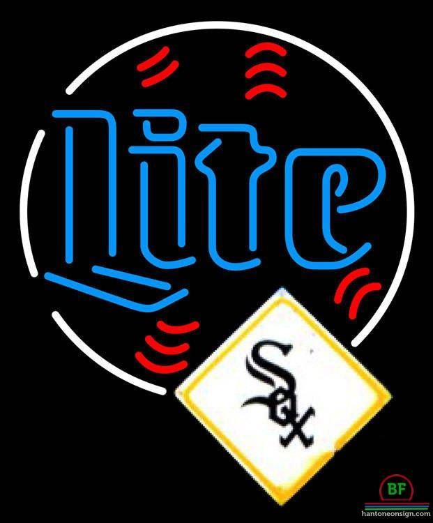 Custom Miller Lite Chicago White Sox Neon Sign MLB Teams Neon Light