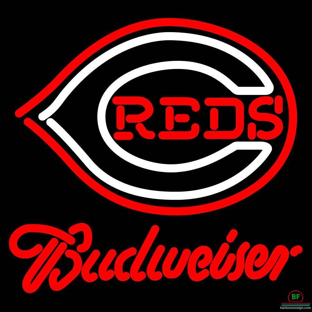 Custom Budweiser Cincinnati Reds Neon Sign MLB Teams Neon Light