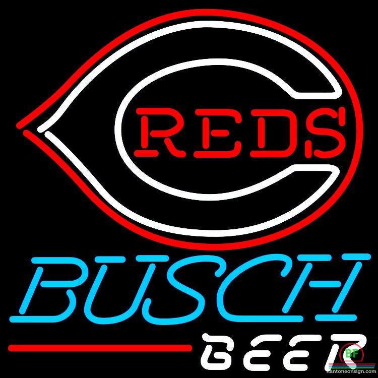 Custom Busch Beer Cincinnati Reds Neon Sign MLB Teams Neon Light
