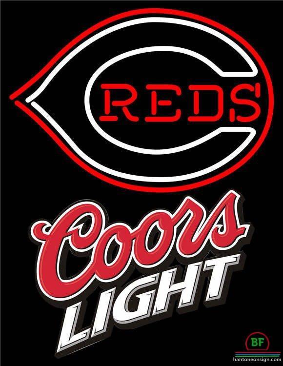Custom Coors Light Cincinnati Reds Neon Sign MLB Teams Neon Light
