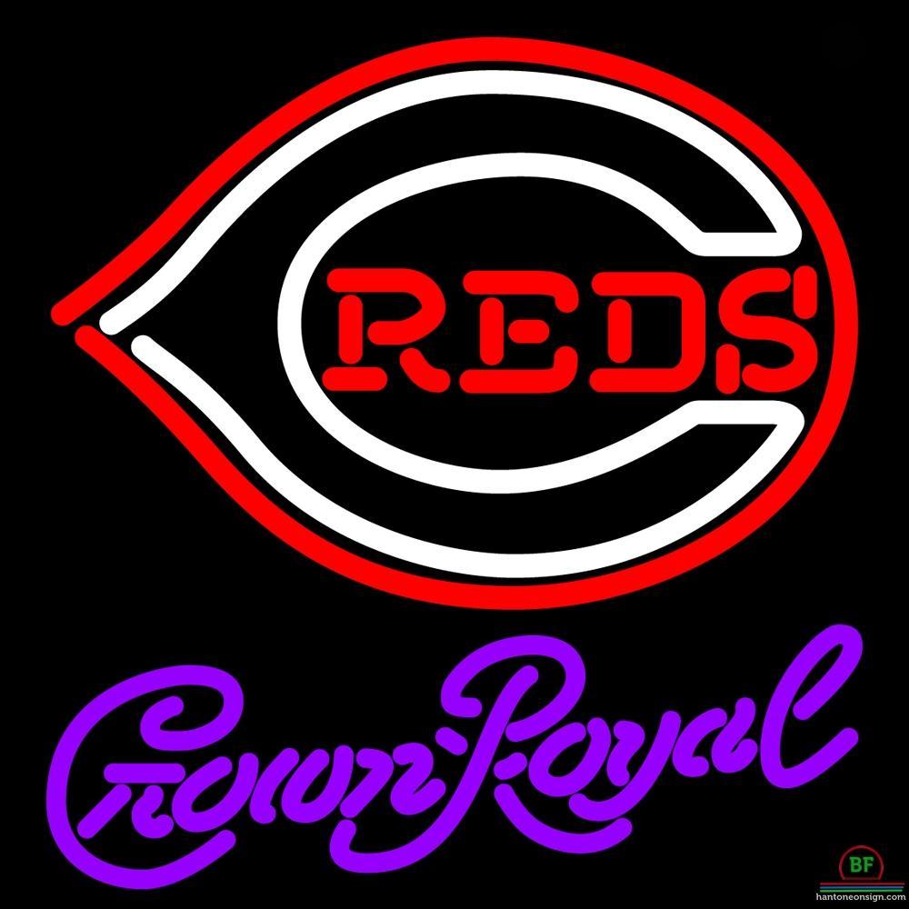Custom Crown Royal Cincinnati Reds Neon Sign MLB Teams Neon Light