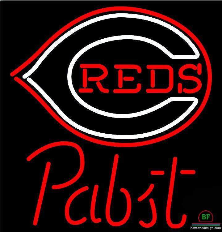 Custom Pabst Cincinnati Reds Neon Sign MLB Teams Neon Light