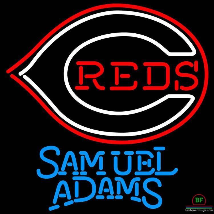 Custom Samuel Adams Cincinnati Reds Neon Sign MLB Teams Neon Light