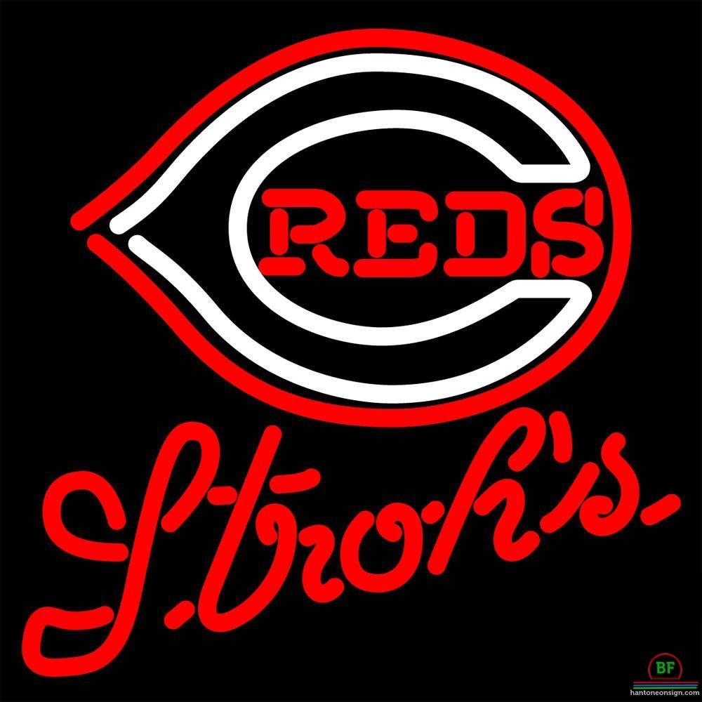 Custom Strohs Cincinnati Reds Neon Sign MLB Teams Neon Light