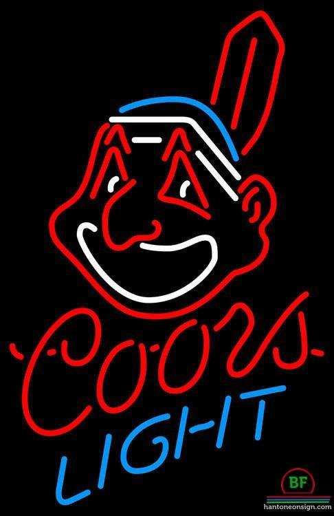 Custom Coors Light Cleveland Indians Neon Sign MLB Teams Neon Light