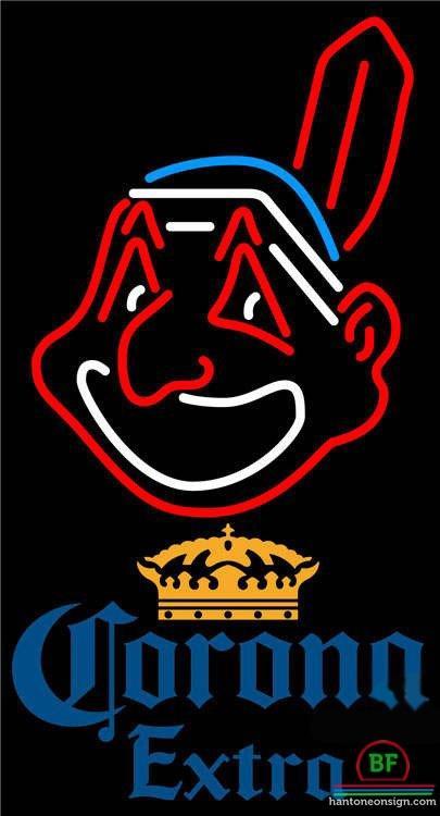 Custom Corona Extra Cleveland Indians Neon Sign MLB Teams Neon Light