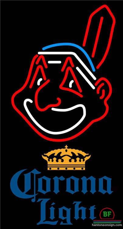 Custom Corona Light Cleveland Indians Neon Sign MLB Teams Neon Light