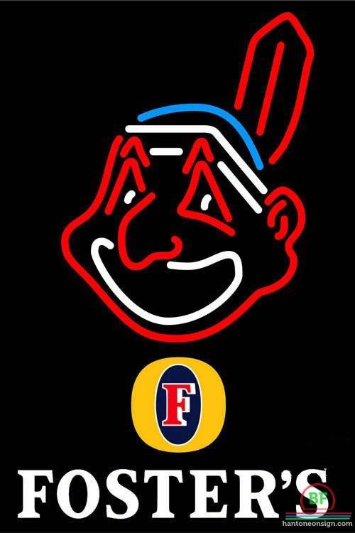Custom Fosters Cleveland Indians Neon Sign MLB Teams Neon Light