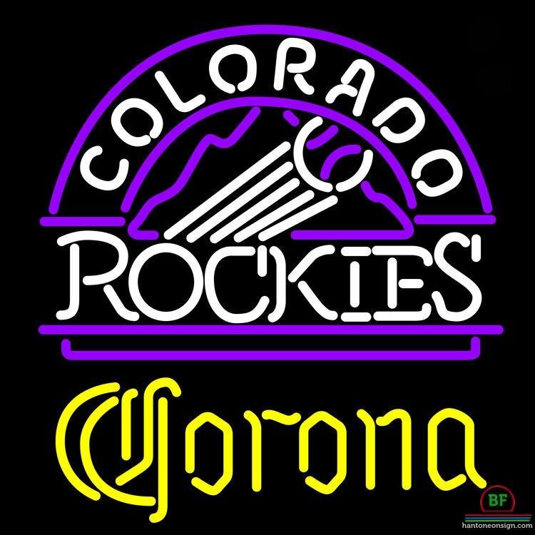 Custom Corona Colorado Rockies Neon Sign MLB Teams Neon Light