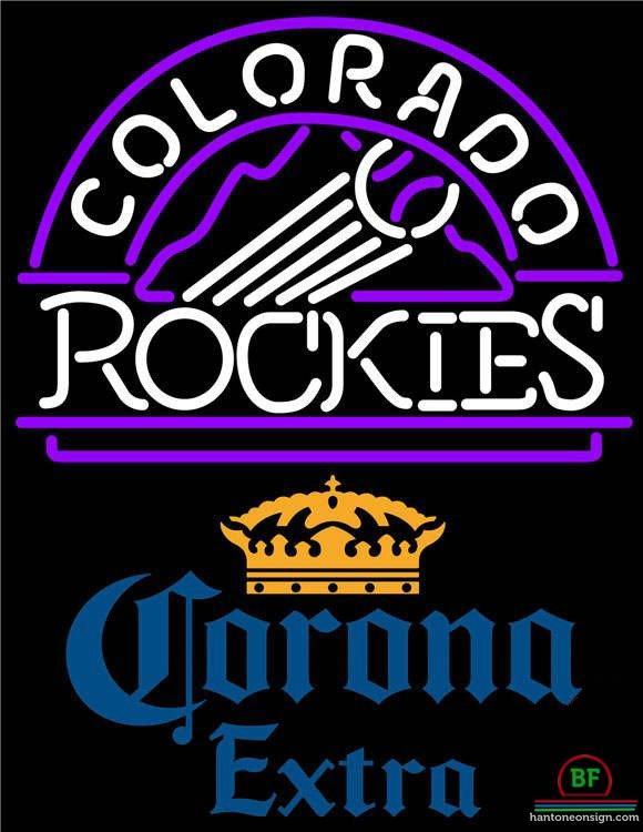 Custom Corona Extra Colorado Rockies Neon Sign MLB Teams Neon Light