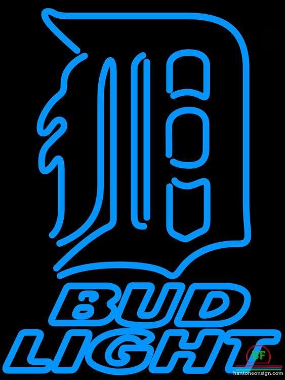 Custom Bud Light Detroit Tigers Neon Sign MLB Teams Neon Light