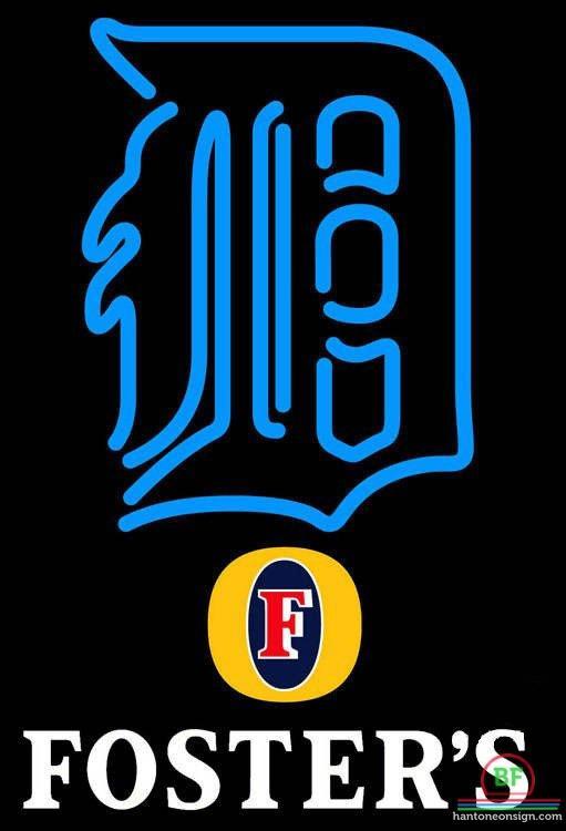 Custom Fosters Detroit Tigers Neon Sign MLB Teams Neon Light