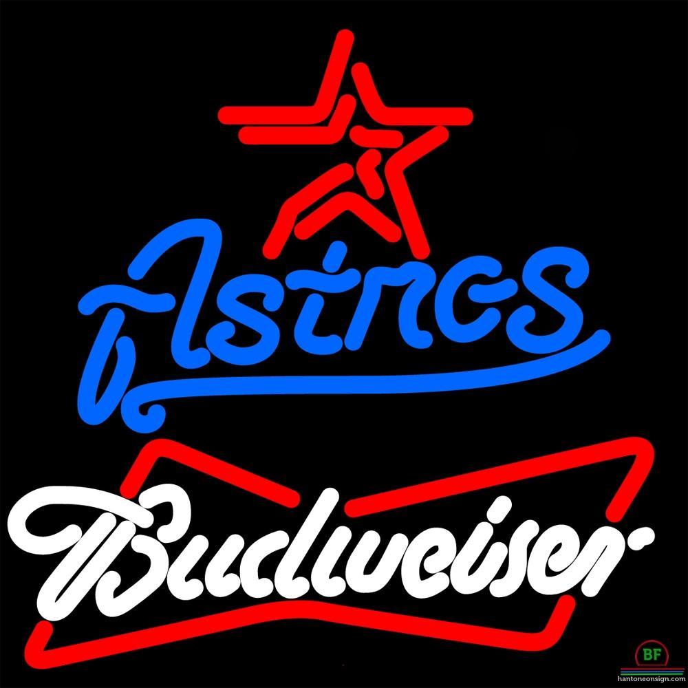 Custom Budweiser Houston Astros Neon Sign MLB Teams Neon Light