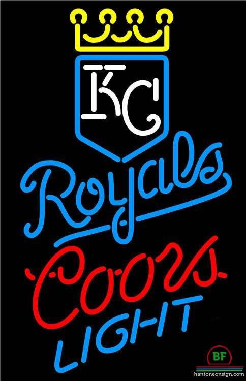 Custom Coors Light Kansas City Royals Neon Sign MLB Teams Neon Light
