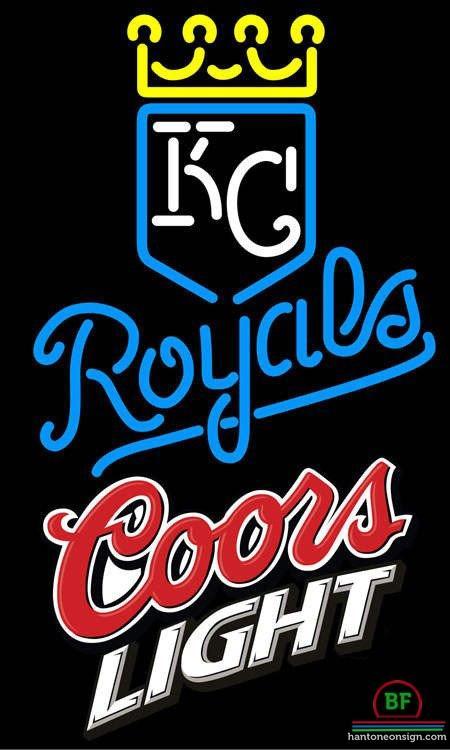 Custom Coors Light Kansas City Royals Neon Sign MLB Teams Neon Light