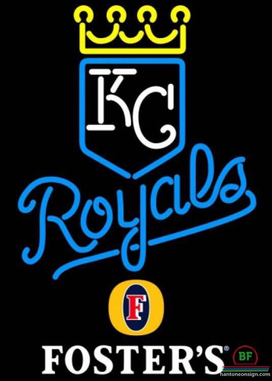Custom Fosters Kansas City Royals Neon Sign MLB Teams Neon Light
