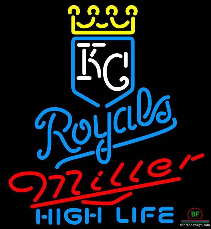 Custom Miller High Life Kansas City Royals Neon Sign MLB Teams Neon Light