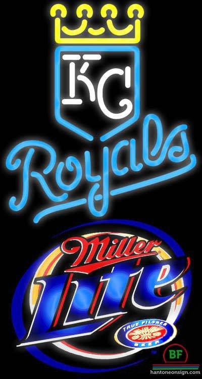 Custom Miller Lite Kansas City Royals Neon Sign MLB Teams Neon Light