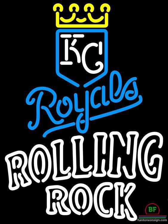 Custom Rolling Rock Kansas City Royals Neon Sign MLB Teams Neon Light