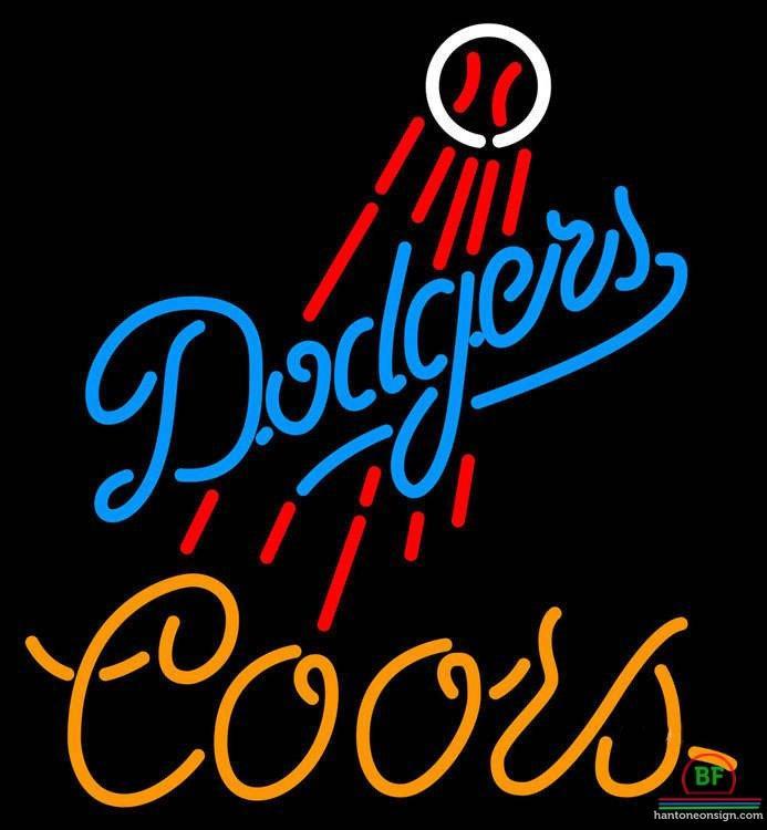 Custom Coors Light Los Angeles Dodgers Neon Sign MLB Teams Neon Light