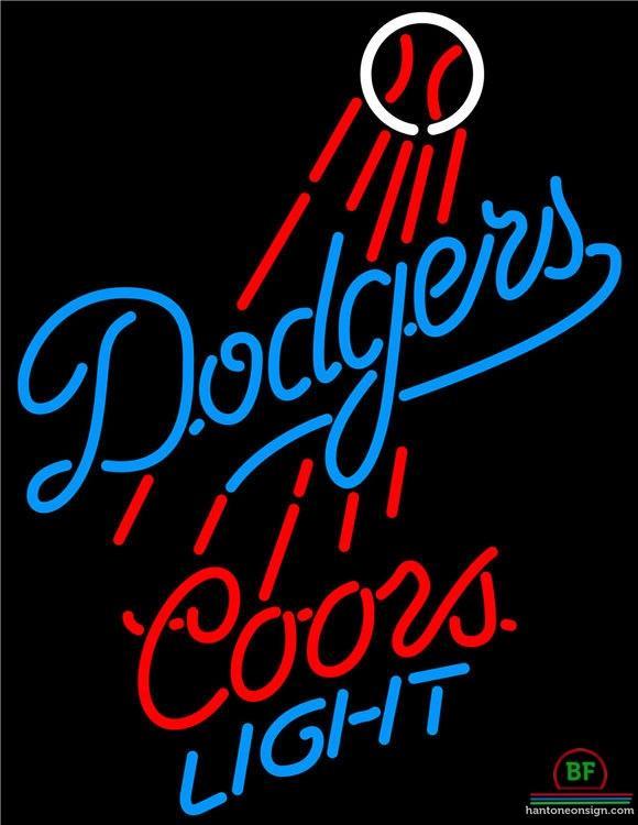 Custom Coors Light Los Angeles Dodgers Neon Sign MLB Teams Neon Light