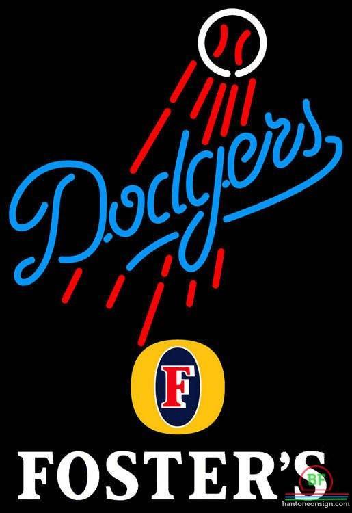 Custom Fosters Los Angeles Dodgers Neon Sign MLB Teams Neon Light