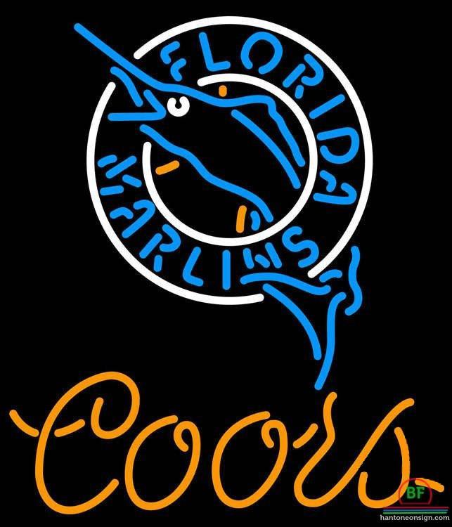 Custom Coors Light Florida Miami Marlins Neon Sign MLB Teams Neon Light