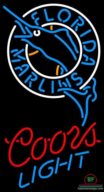 Custom Coors Light Florida Miami Marlins Neon Sign MLB Teams Neon Light