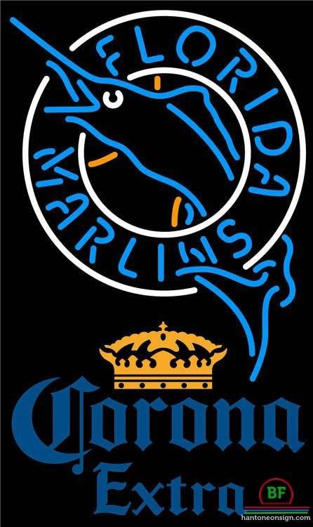 Custom Corona Extra Florida Miami Marlins Neon Sign MLB Teams Neon Light