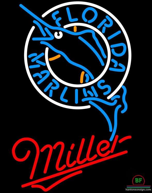 Custom Miller Florida Miami Marlins Neon Sign MLB Teams Neon Light
