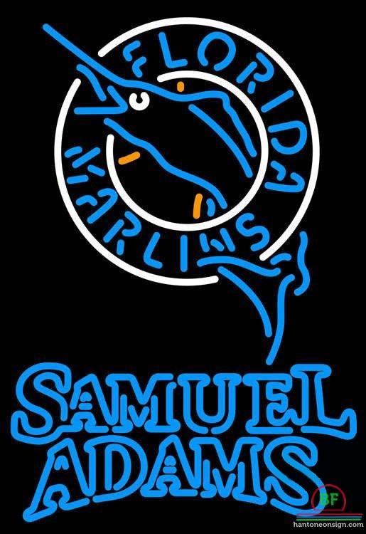 Custom Samuel Adams Florida Miami Marlins Neon Sign MLB Teams Neon Light