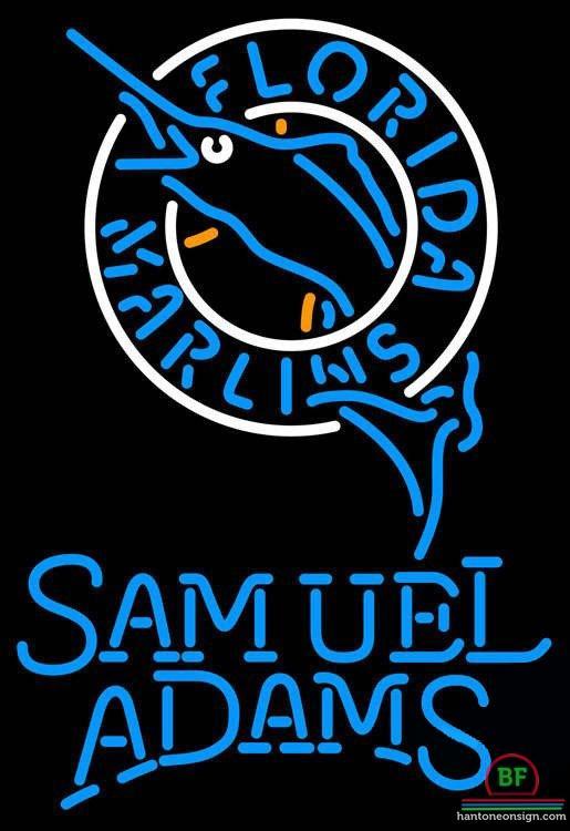 Custom Samuel Adams Florida Miami Marlins Neon Sign MLB Teams Neon Light