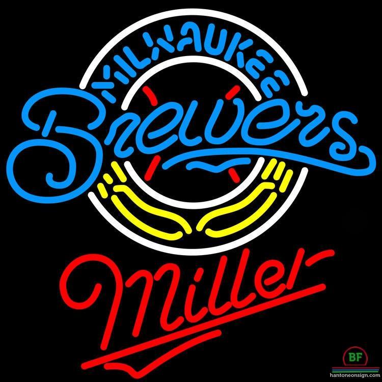 Custom Miller Milwaukee Brewers Neon Sign MLB Teams Neon Light