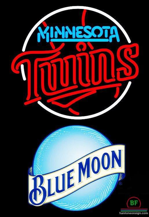 Custom Blue Moon Minnesota Twins Neon Sign MLB Teams Neon Light