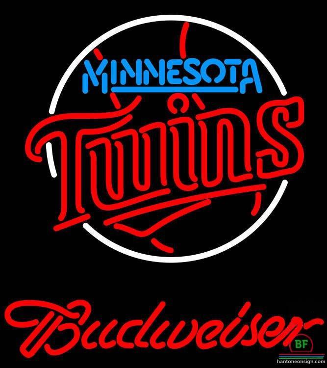 Custom Budweiser Minnesota Twins Neon Sign MLB Teams Neon Light