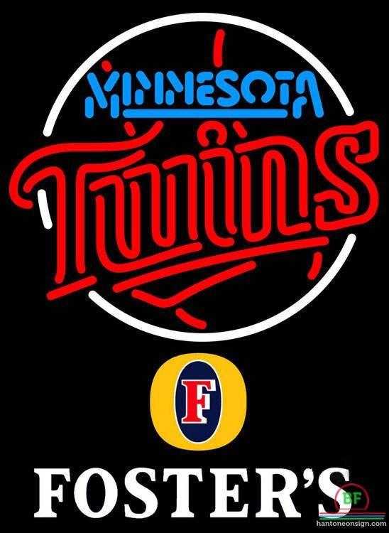 Custom Fosters Minnesota Twins Neon Sign MLB Teams Neon Light