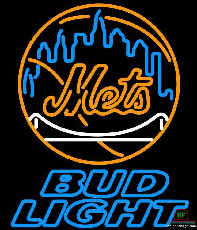 Custom Bud Light New York Mets Neon Sign MLB Teams Neon Light