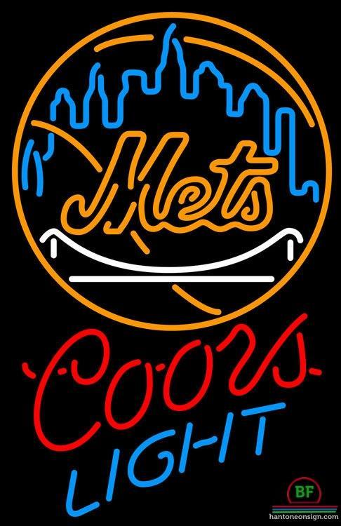 Custom Coors Light New York Mets Neon Sign MLB Teams Neon Light