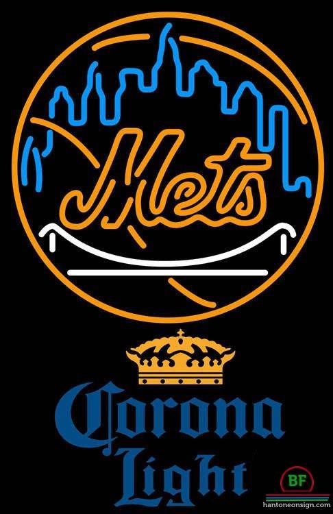 Custom Corona Light New York Mets Neon Sign MLB Teams Neon Light