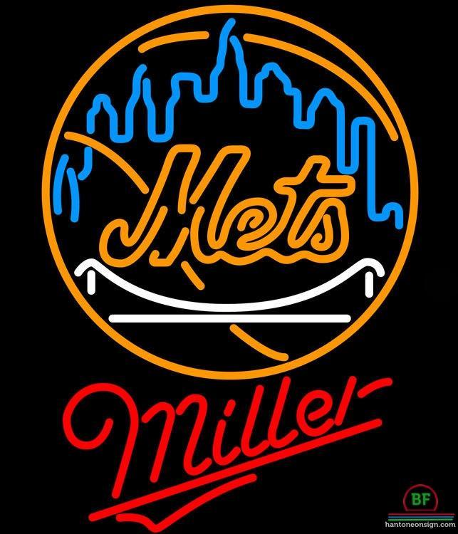Custom Miller New York Mets Neon Sign MLB Teams Neon Light