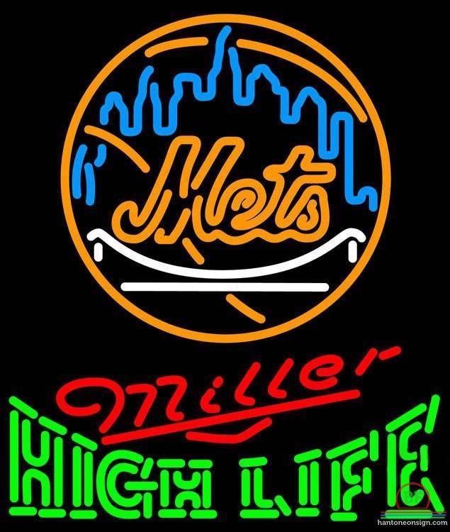 Custom Miller High Life New York Mets Neon Sign MLB Teams Neon Light