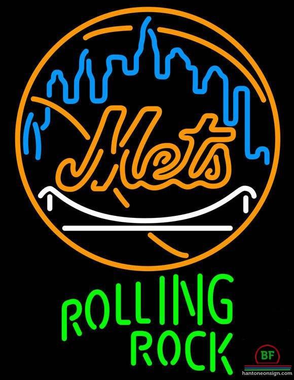 Custom Rolling Rock New York Mets Neon Sign MLB Teams Neon Light