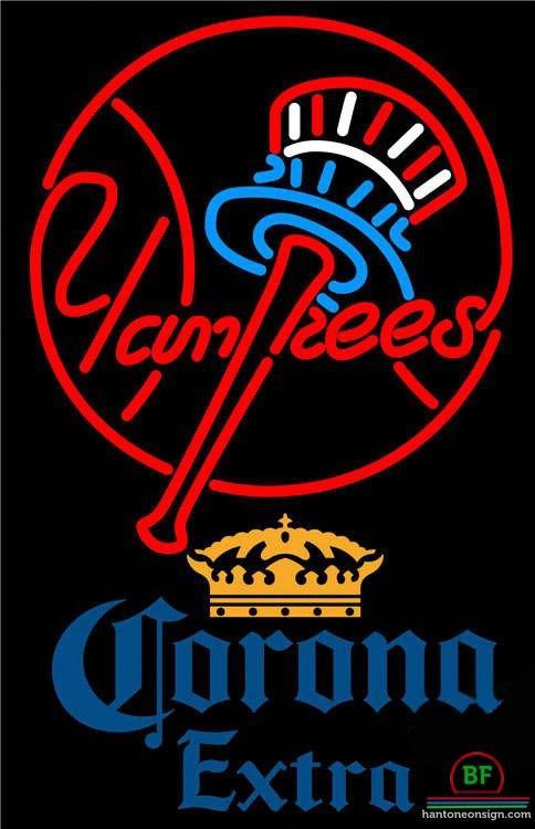Custom Corona Extra New York yankees Neon Sign MLB Teams Neon Light