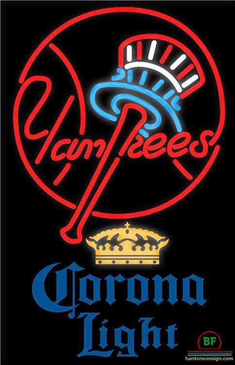 Custom Corona Light New York yankees Neon Sign MLB Teams Neon Light