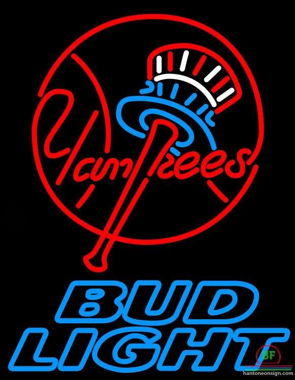 Custom Bud Light New York yankees Neon Sign MLB Teams Neon Light