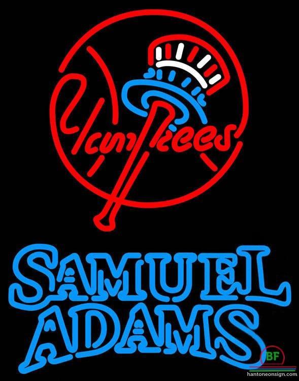 Custom Samuel Adams New York yankees Neon Sign MLB Teams Neon Light