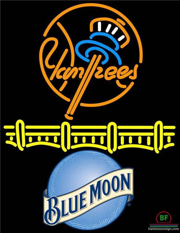 Custom Blue Moon New York yankees Neon Sign MLB Teams Neon Light