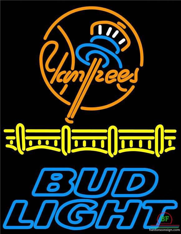 Custom Bud Light New York yankees Neon Sign MLB Teams Neon Light